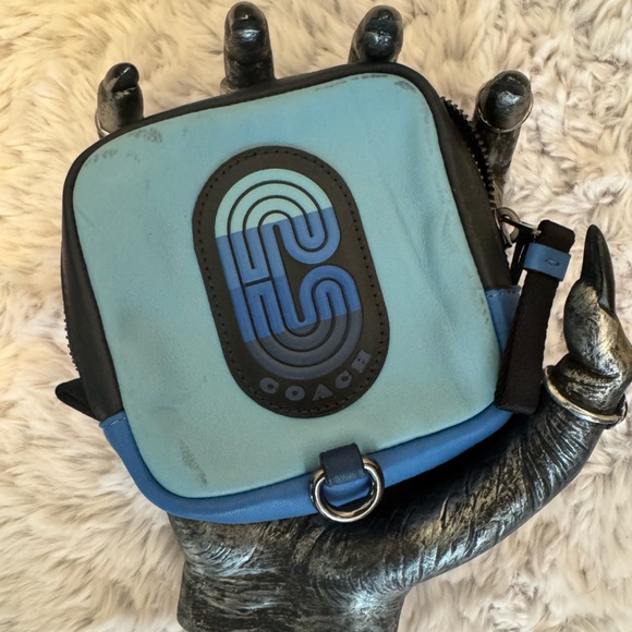 COACH Square Hybrid Pouch, Bag Case In Color block With Coach Patch 91230 - Picture 10 of 10